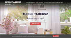 Desktop Screenshot of mebletadeusz.pl